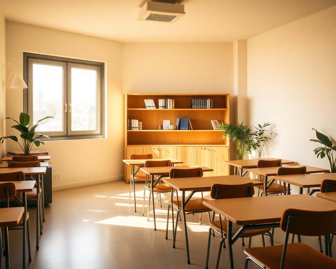Aula luminosa de Orenda Estudios